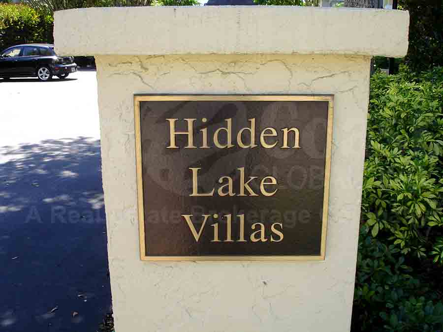 Hidden Lake Villas Signage